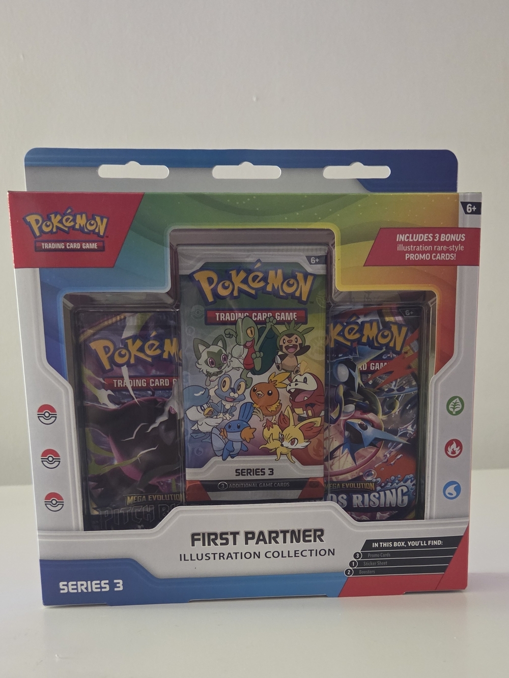 Pokémon TCG First Partner Illustration Collection Series 3 Box Booster + Promo